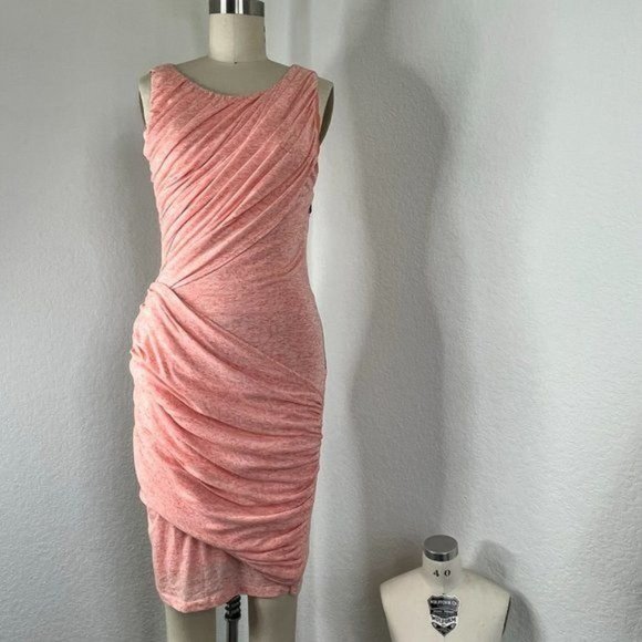 Alice + Olivia AIR Draped Ruched Gathered Mini Dress - Picture 1 of 9